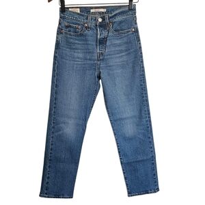 Levi's High-Rise Wedgie Straight Jeans Size 24